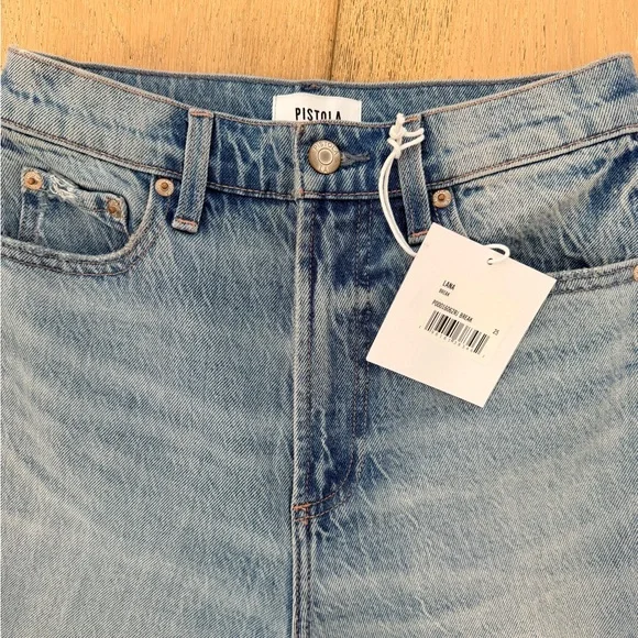 NWT Pistola LANA high waist wide leg jeans in BREAK size 25 - Picture 2 of 5